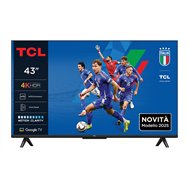 tcl p6k 43p6k televisor 109,2 cm (43") 4k ultra hd smart tv wifi metálico