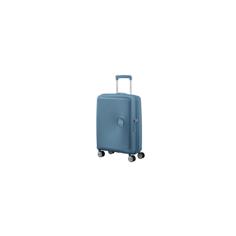 American tourister soundbox tranvía armazón duro azul 355 l polipropileno (pp)