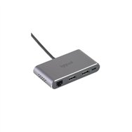 Iggual hub c 8 en 1 2xhdmi 2xusb 2xsd rj45 pd100w
