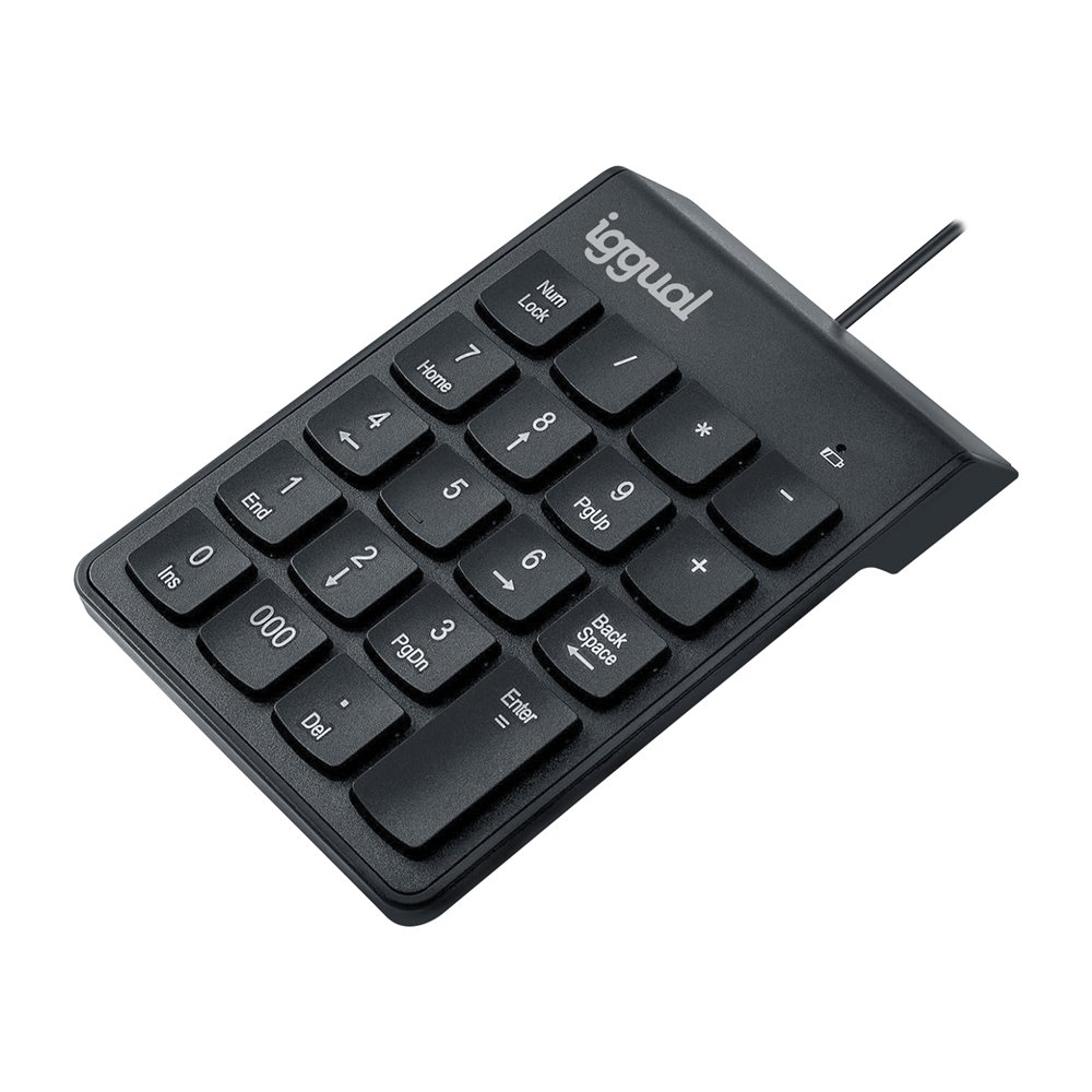 Iggual teclado numã©rico usb ck-num-19t negro