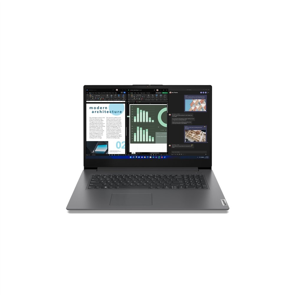 lenovo v17 g4 iru intel® core? i5 i5-13420h portátil 43,9 cm (17.3") full hd 16 gb ddr4-sdram 512 gb ssd wi-fi 6 (802.11ax) wind