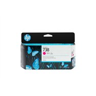 Hp cartucho de tinta magenta designjet 738 de 130 ml