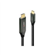 Lindy 43369 adaptador de cable de vídeo 3 m usb tipo c hdmi tipo a (estándar) negro