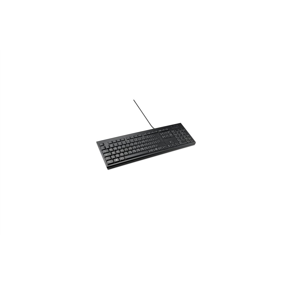Kensington kb100 eq teclado hogar / oficina usb qwerty espaã±ol negro