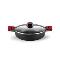 BRA Premiere A410532 cacerola Alrededor Negro Rojo
