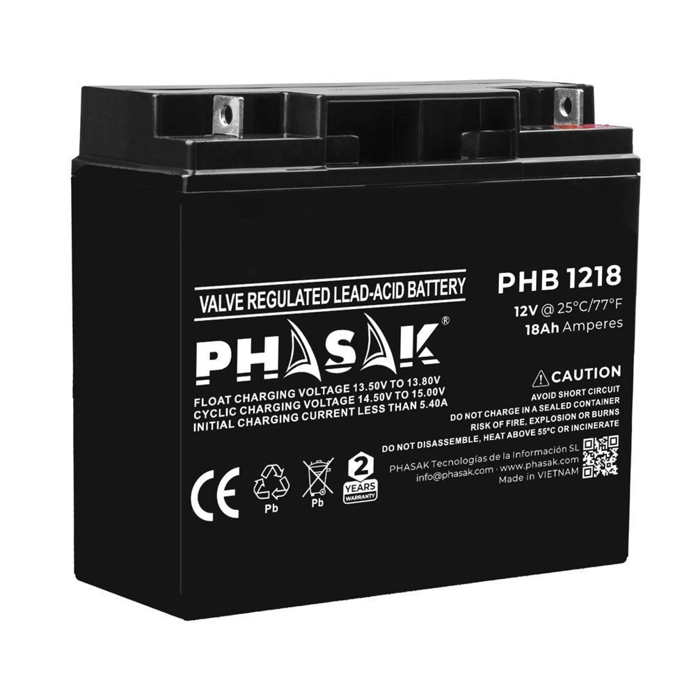 Phasak batería 12v 18ah ? phb 1218