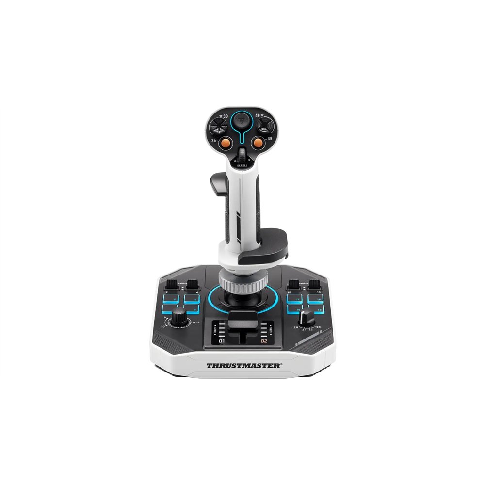 Thrustmaster sol-r 1 negro, blanco usb palanca de vuelo analógico/digital pc
