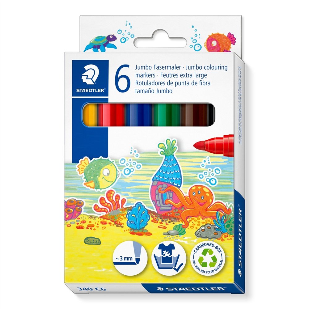 Staedtler 340 c6 rotulador colores surtidos 1 pieza(s)