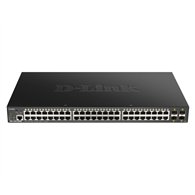 d-link dgs-1250-52xmp gestionado l3 energía sobre ethernet (poe) negro