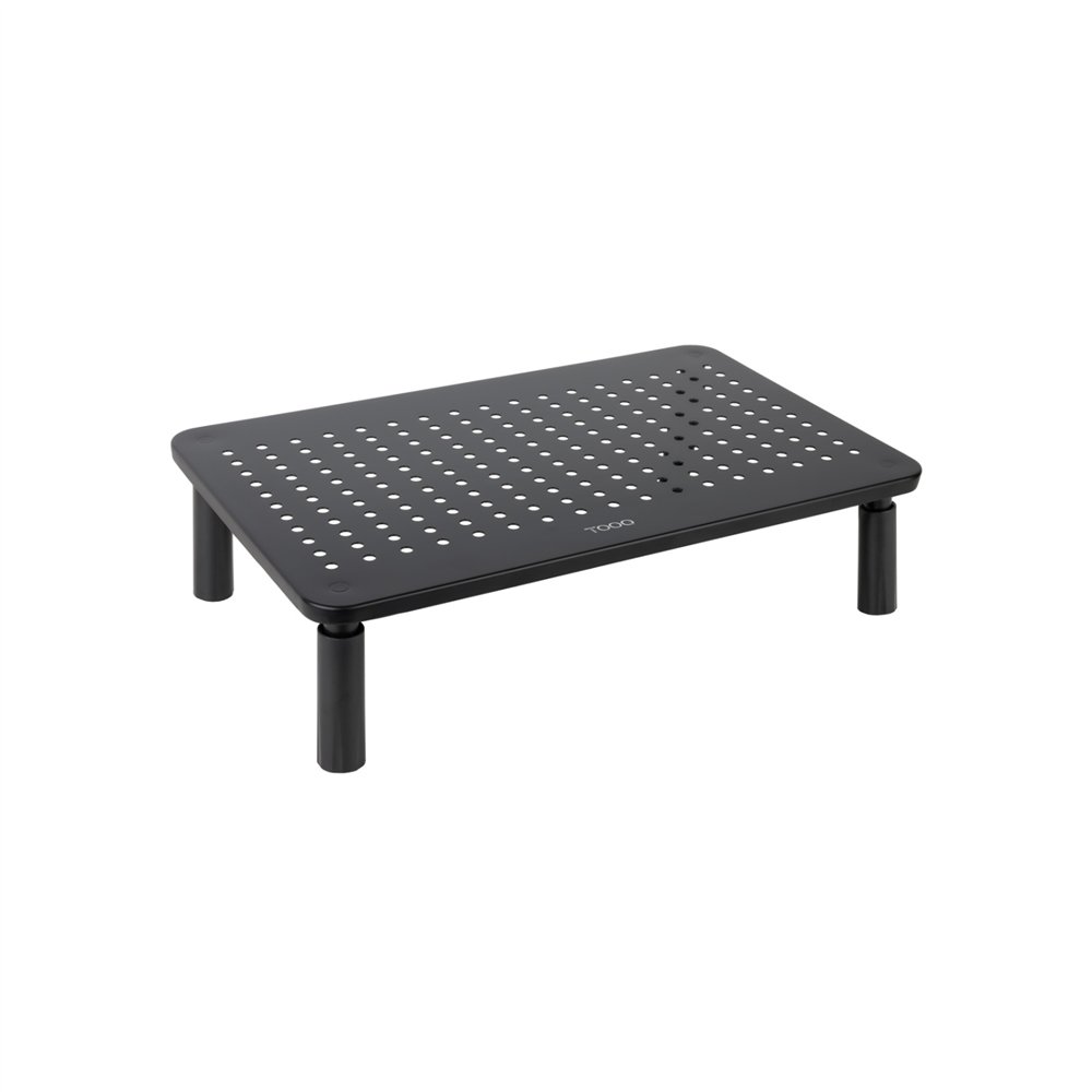 Tooq soporte elevador multiusos para monitor/portã¡til, negro