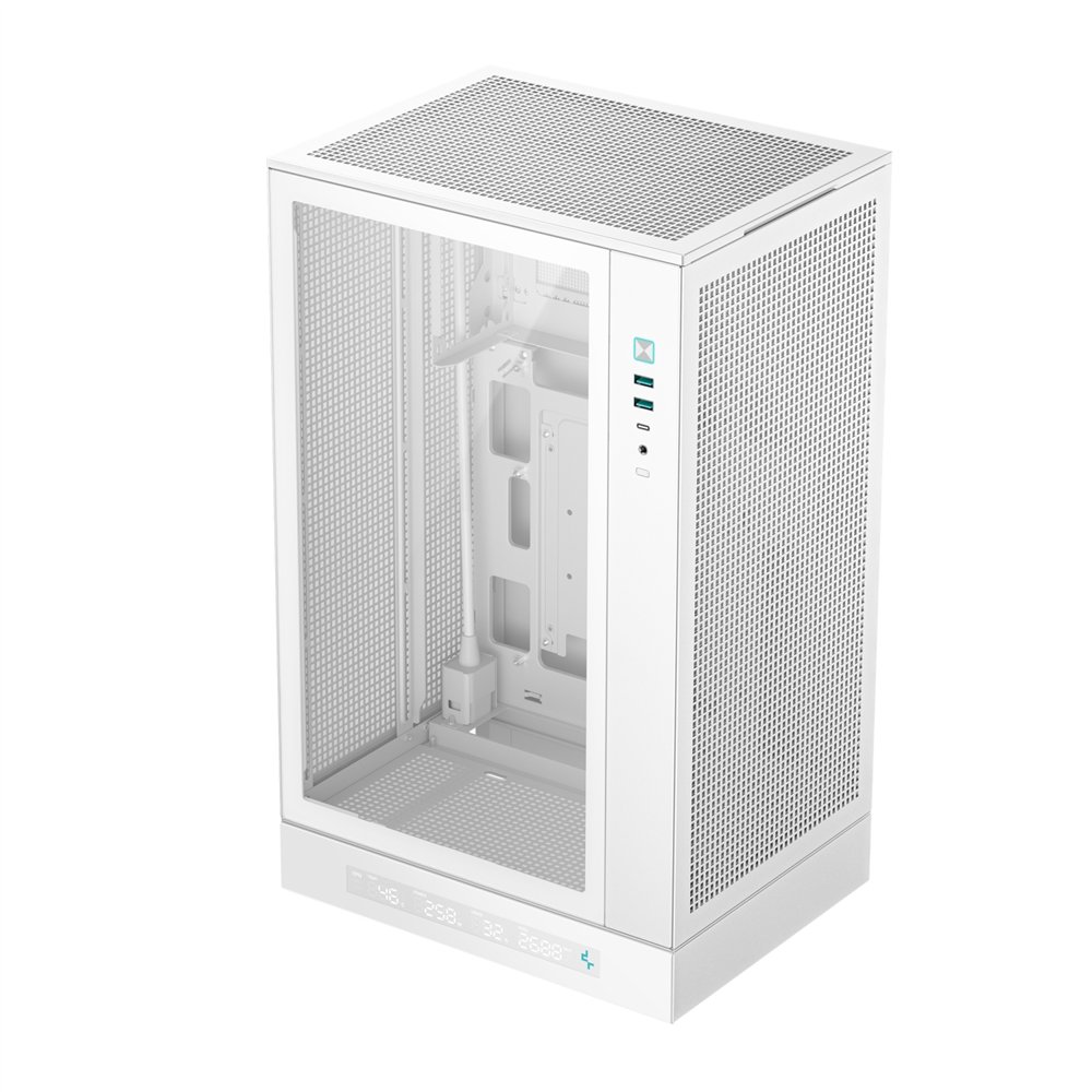 Deepcool ch270 digital wh mini tower blanco