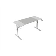 mars gaming mgd-ergo140, mesa altura ajustable 3 posiciones, superficie ergonómica, estructura metálica, alfombrilla xxl, soport
