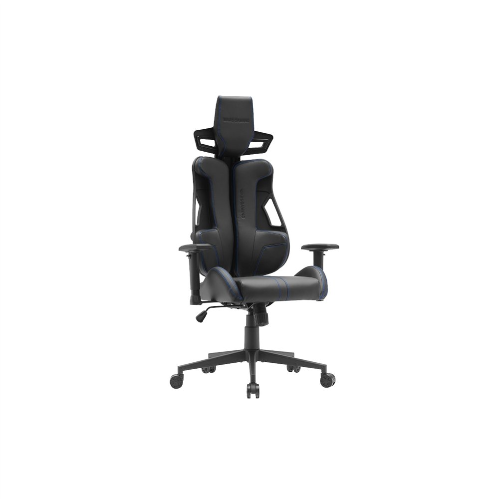 Mars gaming mgc-elite, silla gaming ergonómica, respaldo flexible adaptativo, reposabrazos ajustables 2d, asiento reclinable, ac