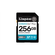 Kingston technology canvas go! plus 256gb sdxc canvas go plus gen4 200mb/s c10 uhs-i u3 v30