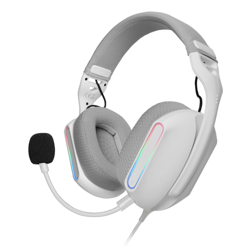Mars gaming mh-prow auriculares alámbrico diadema juego usb tipo a blanco