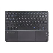 conceptronic tobin01bpt teclado universal bluetooth qwerty portugués negro