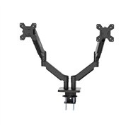 Coolbox soporte de brazos neumáticos para dos monitores m02d