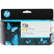Hp cartucho de tinta amarilla designjet 738 de 130 ml