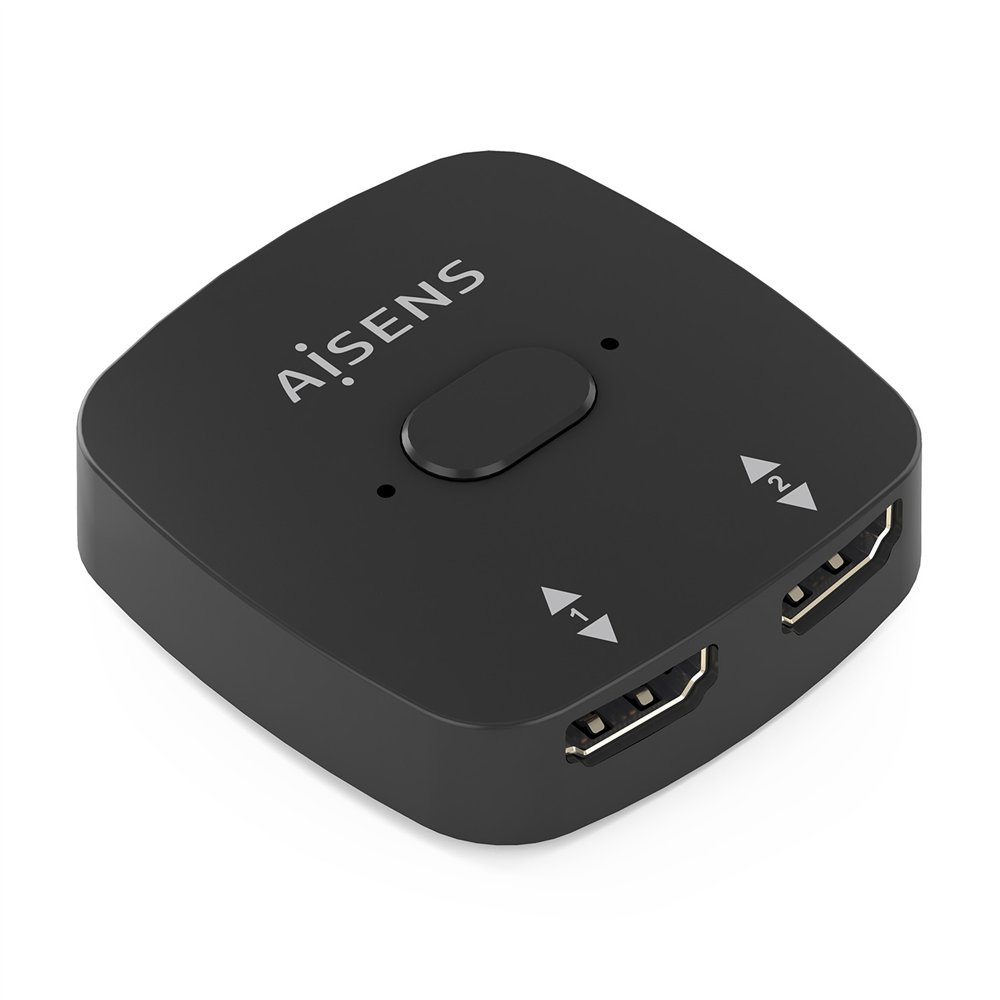 Aisens hdmi conmutador switch 4k60hz 2x1 negro