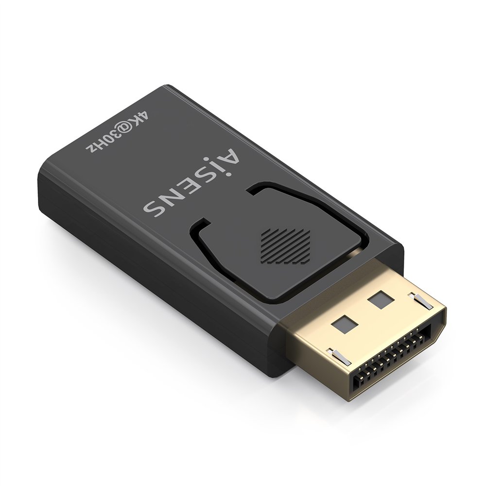 Aisens conversor displayport a hdmi 4k30hz dp/m-hdmi/h negro