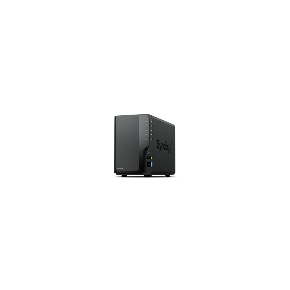 Synology ds225 2 bay nas escritorio intel celeron j4125 2 gb ddr4 synology dsm negro