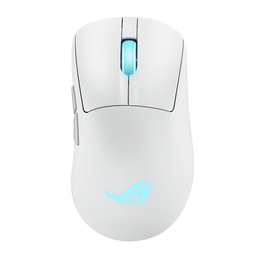 Asus rog keris ii origin wht ratón juego mano derecha rf wireless  bluetooth  usb type-a óptico 42000 dpi
