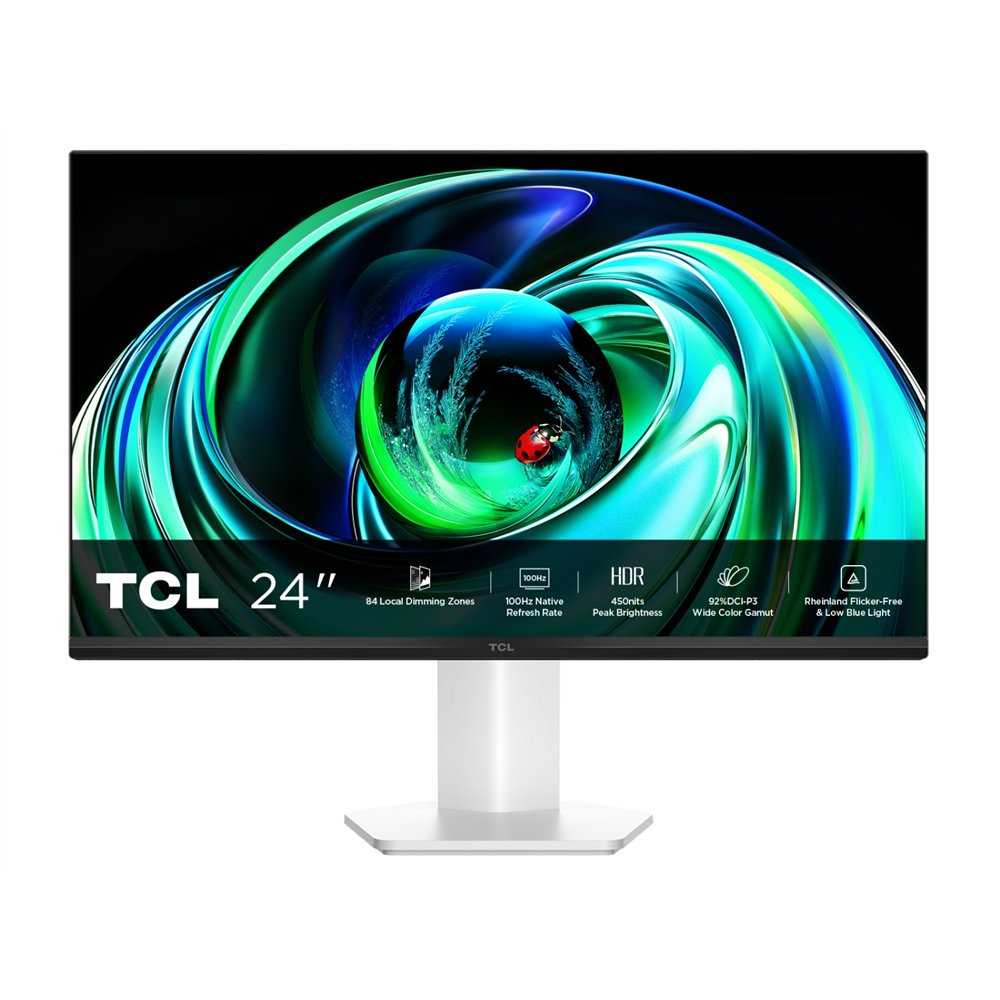 Tcl 24g54 pantalla para pc 605 cm (238) 1920 x 1080 pixeles full hd qled blanco