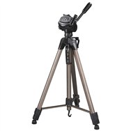 Hama  trípode para cámaras réflex trípode extensible 166 cm aluminio cabeza 3d soporte para cámaras de fotos estable color dorad