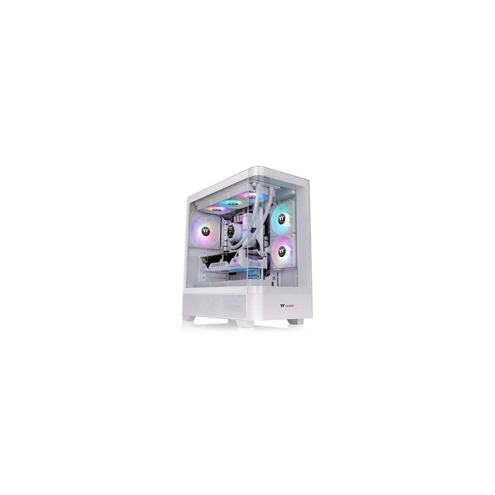 Thermaltake view 290 tg argb midi tower blanco