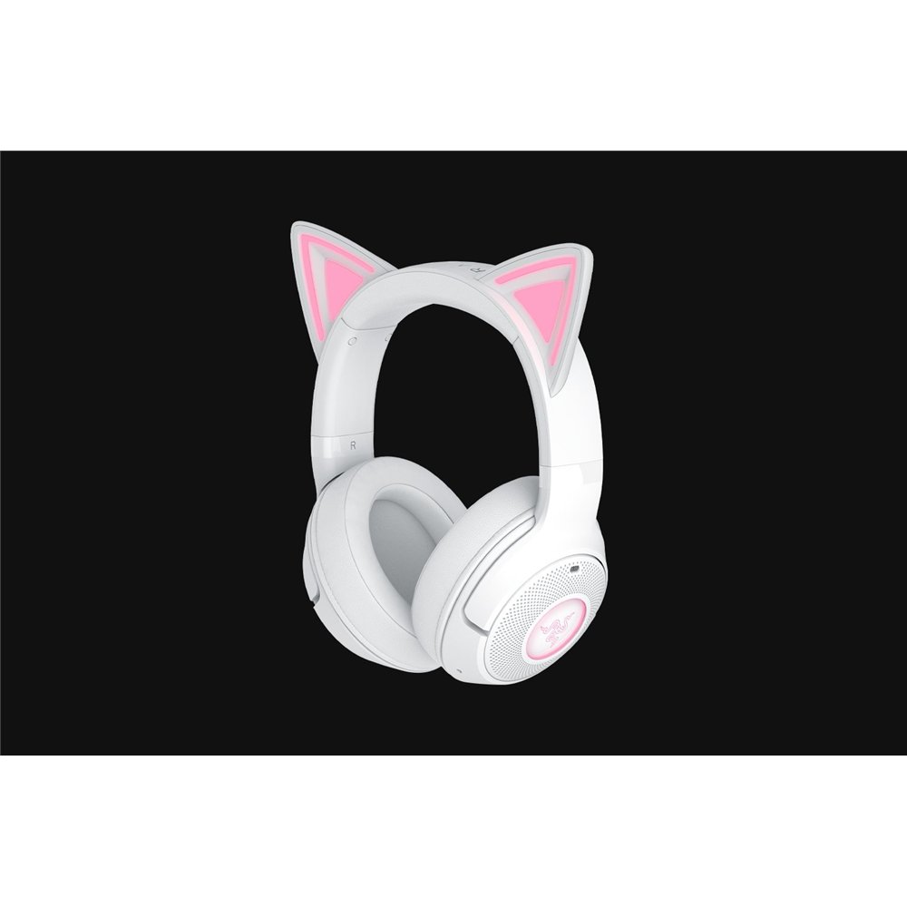 Razer kraken kitty v2 bt auriculares inalámbrico diadema juego bluetooth blanco