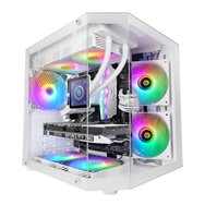 Mars gaming mc-3tlitew mini tower blanco