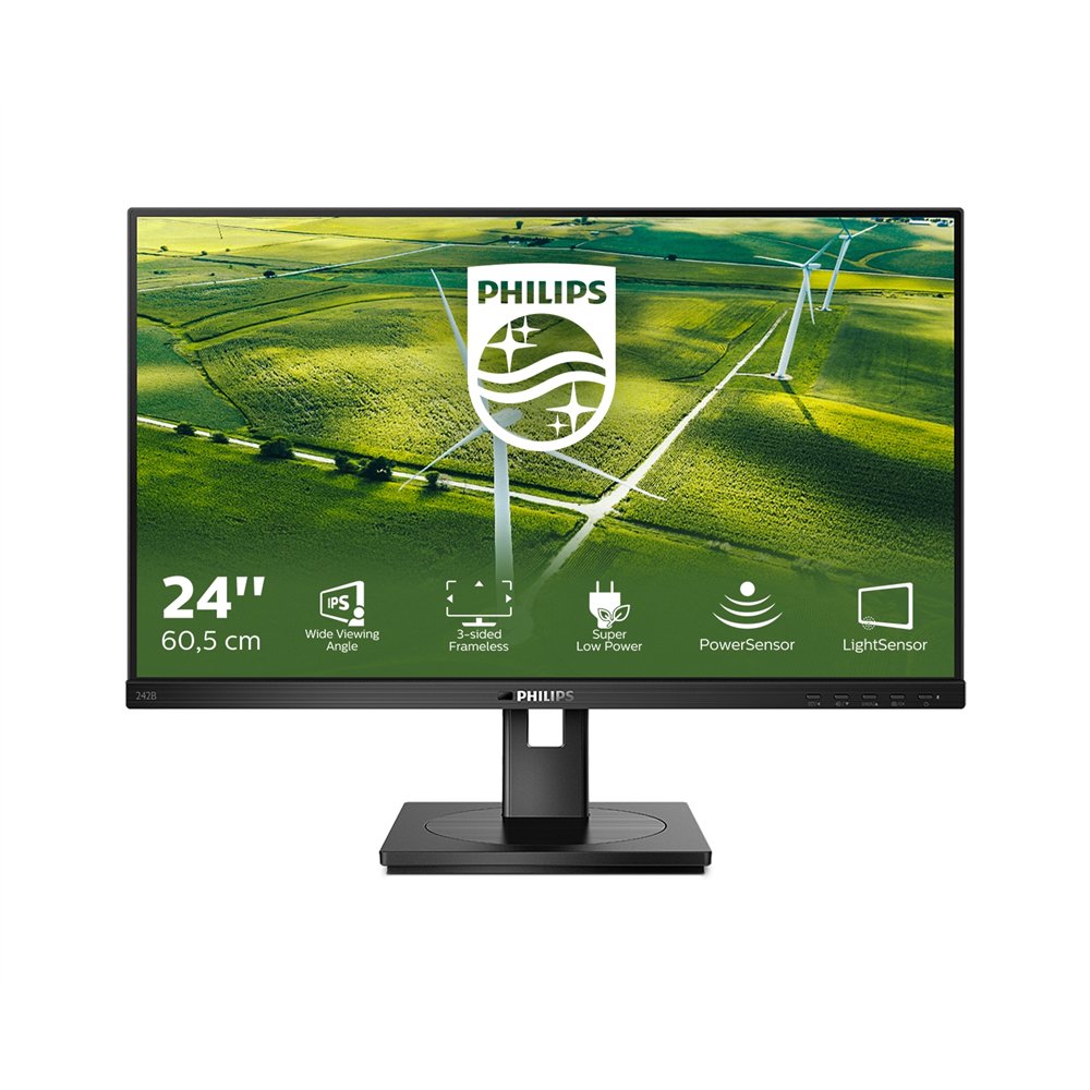 Philips 242b1g/01 led display 605 cm (238) 1920 x 1080 pixeles full hd negro