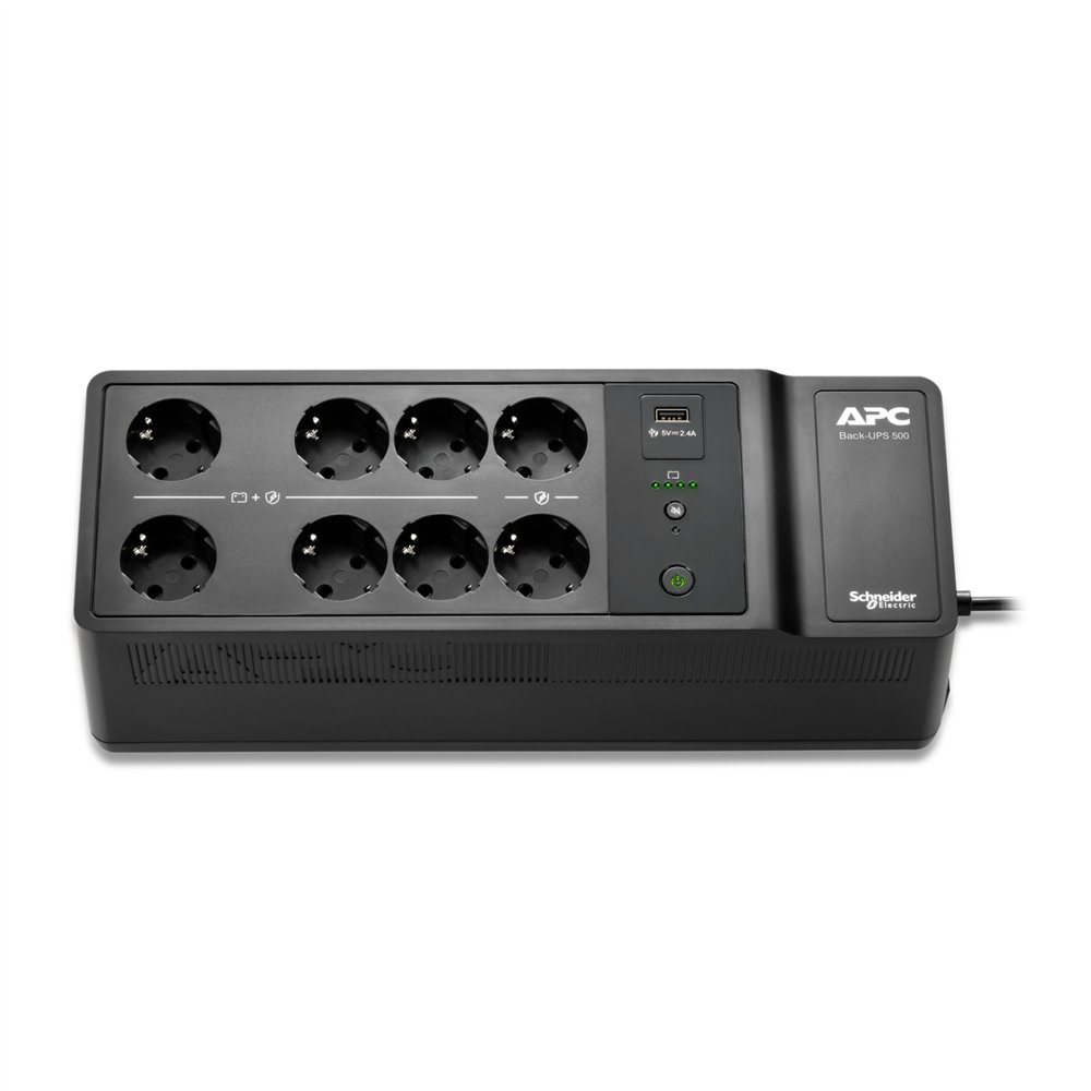 Apc be500g2-gr sistema de alimentación ininterrumpida (ups) en espera (fuera de línea) o standby (offline) 05 kva 300 w