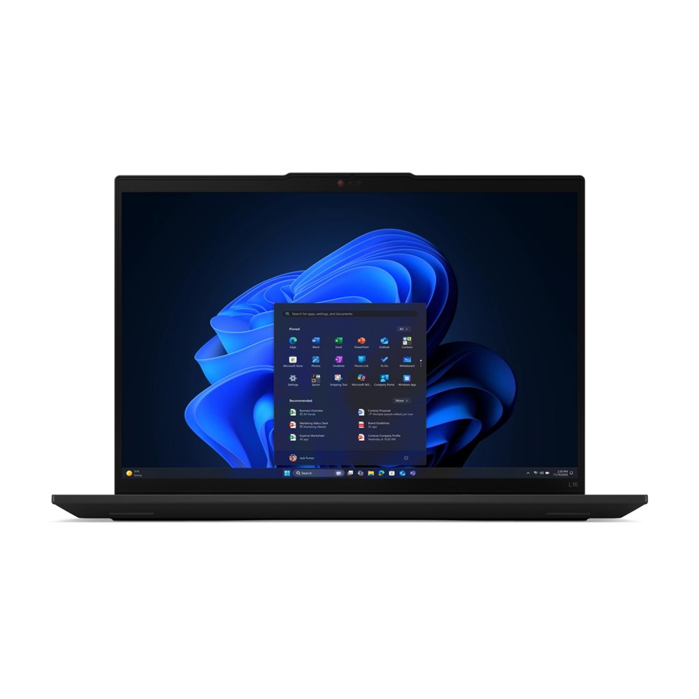 Lenovo thinkpad l16 gen 2 (intel) intel core ultra 5 225u 406 cm (16) wuxga 16 gb ddr5-sdram 512 gb ssd wi-fi 6e (80211ax) windo