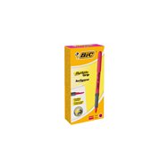 bic highlighter grip marcador 12 pieza(s) punta de cincel rosa