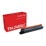 El tóner everyday cian de xerox es compatible con brother tn248xlc capacidad alta