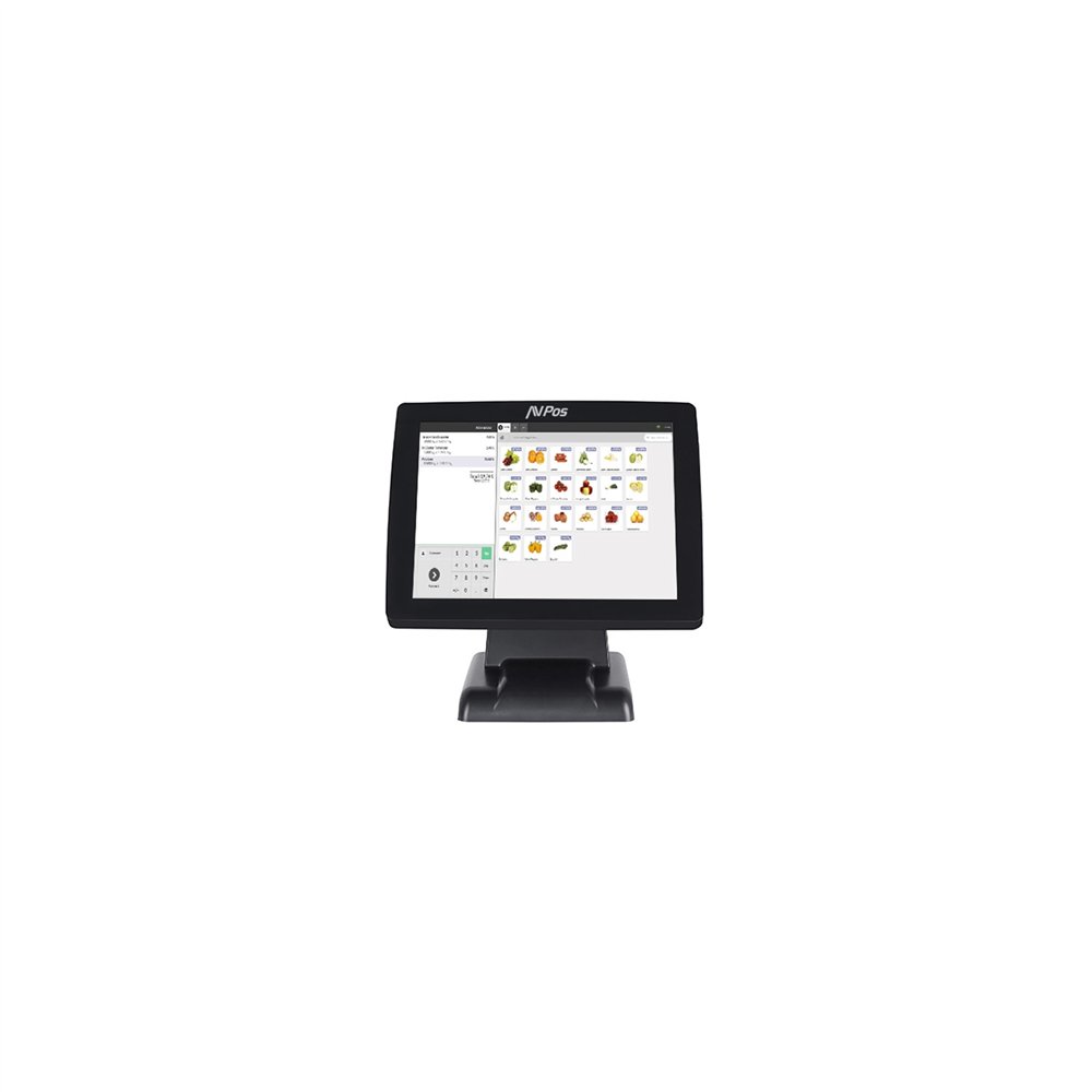 Avpos avp-k3000b-i5-8128 terminal punto venta (tpv) 381 cm (15) 1024 x 768 pixeles pantalla táctil