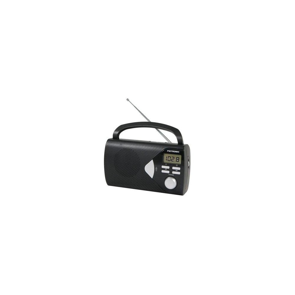 Metronic 477205 radio portátil digital negro