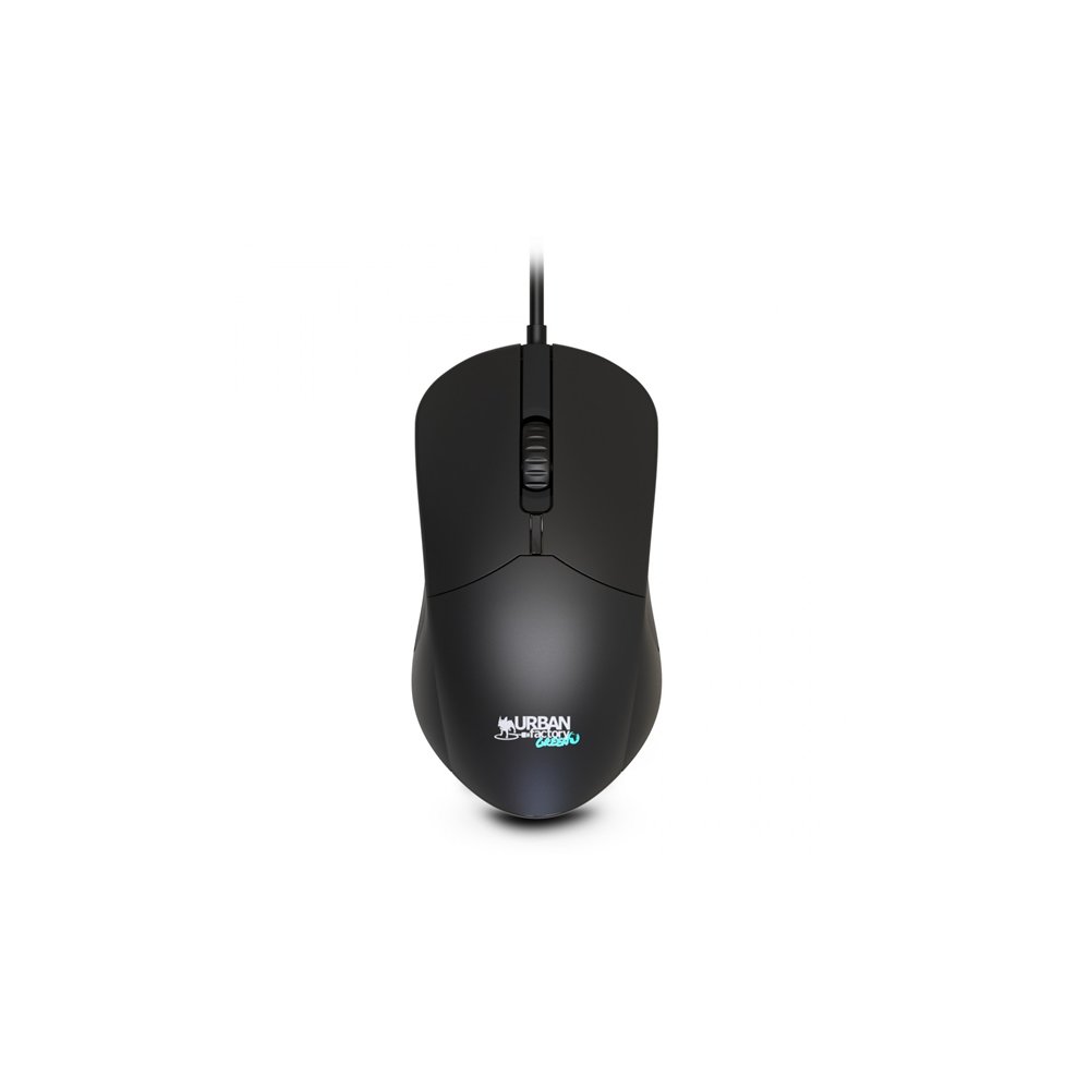 Urban factory gwm01uf ratón ambidextro usb tipo a óptico 1200 dpi