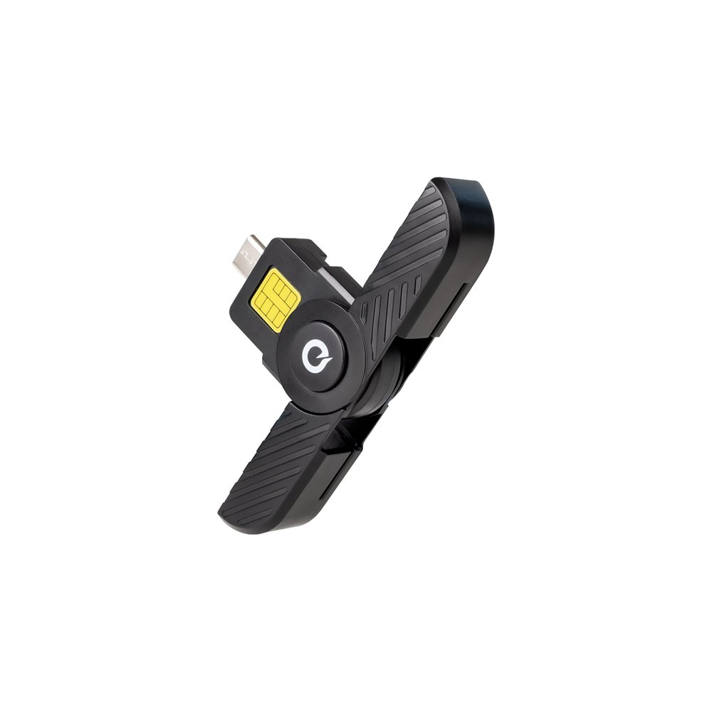 Tooq lector tarjetas inteligentes dni electrónico usb-c negro