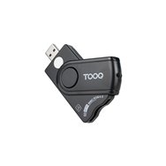 tooq lector tarjetas inteligentes, dni electrónico, sim, sd, sf, usb-a, negro