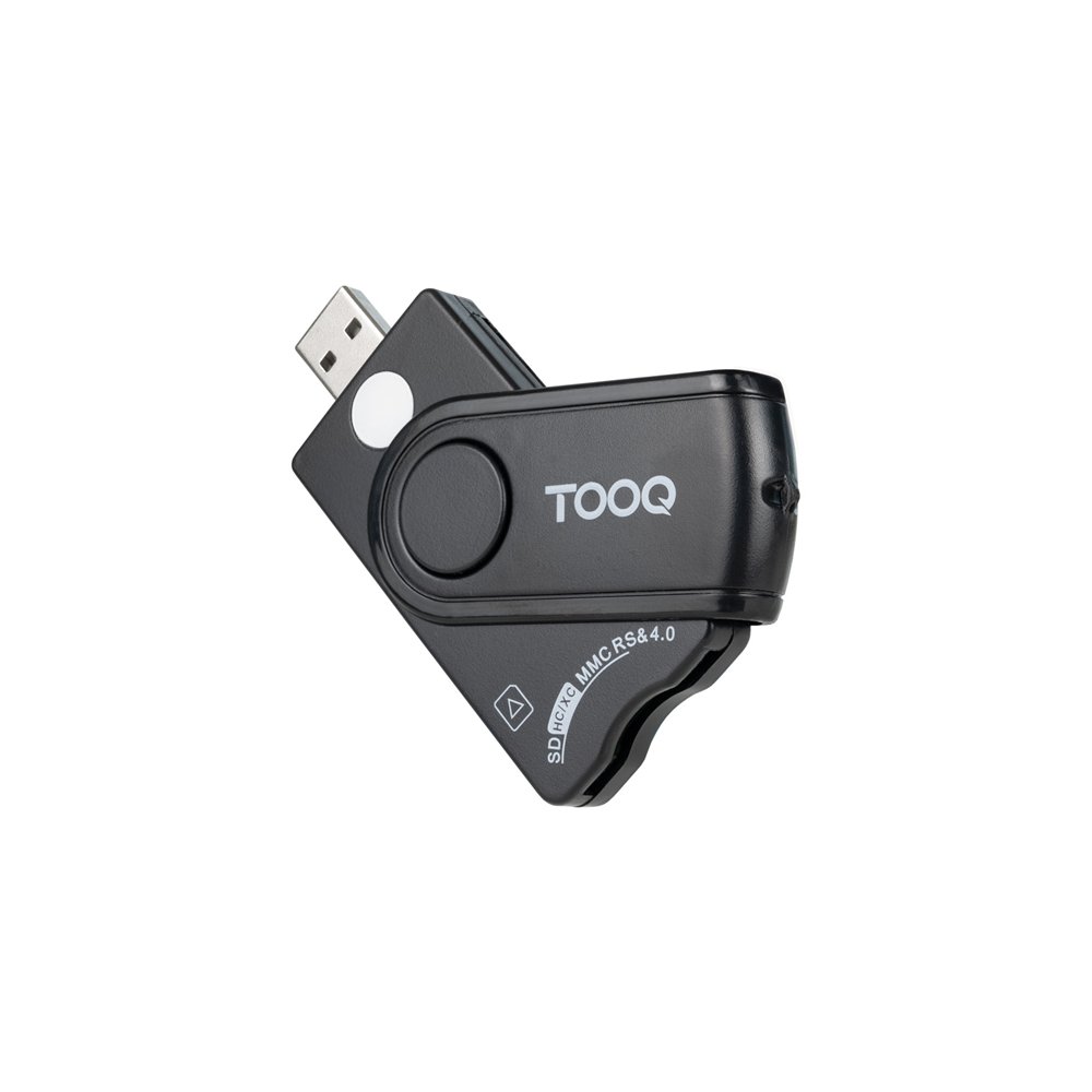 Tooq lector tarjetas inteligentes dni electrónico sim sd sf usb-a negro