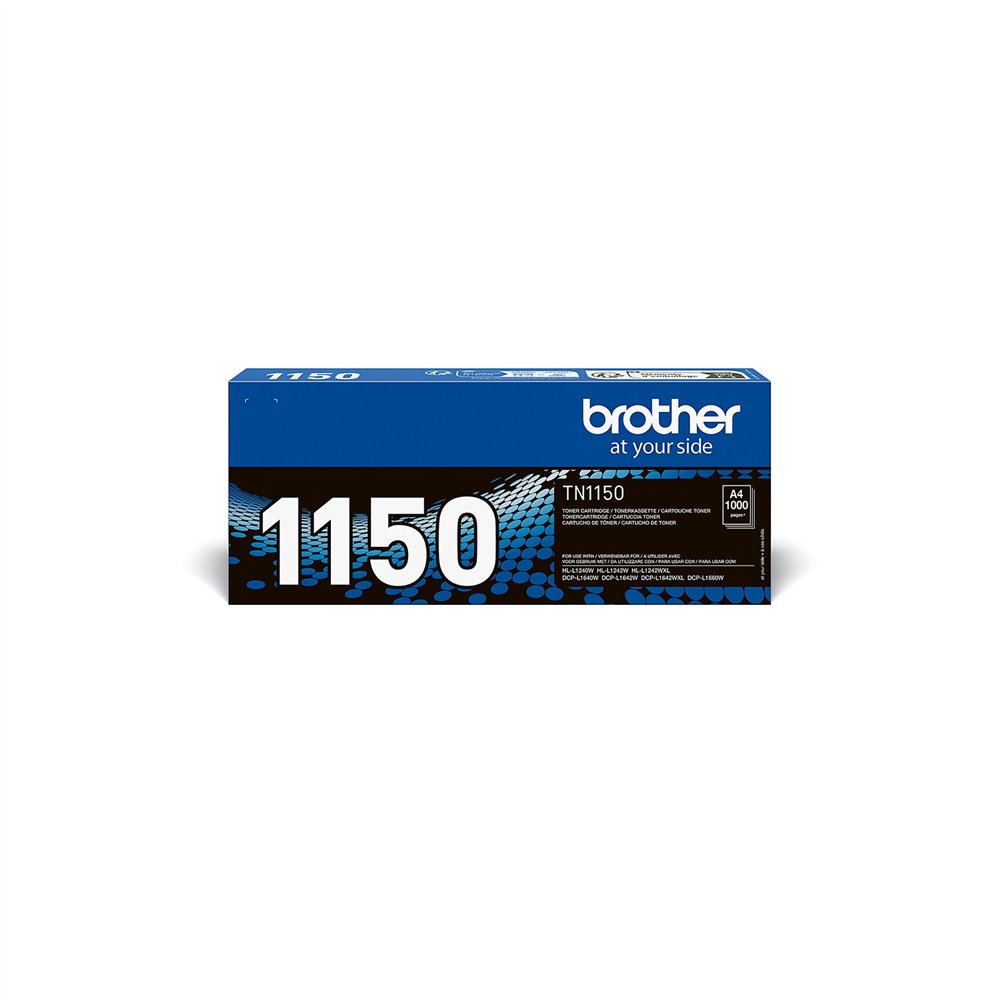 Brother tn-1150 cartucho de tóner 1 pieza(s) original negro