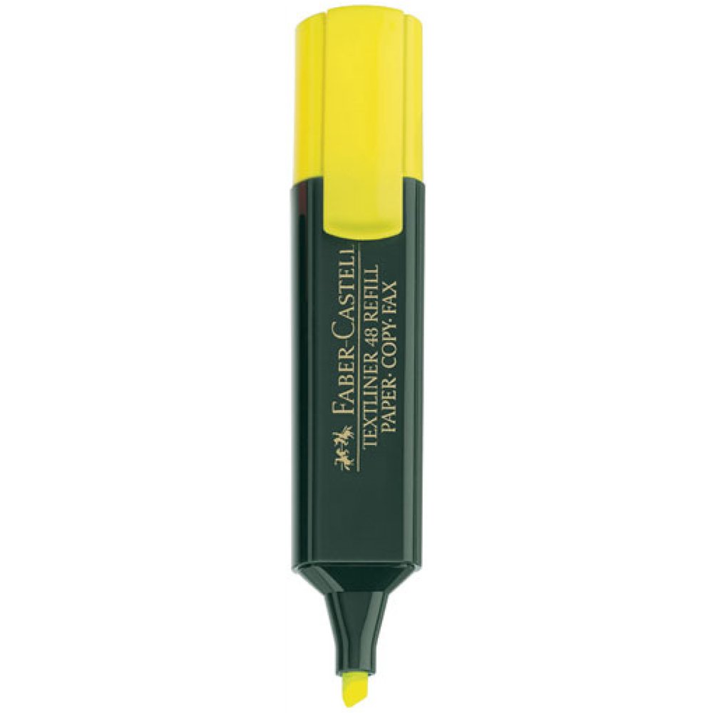 Faber-castell 154807 marcador 1 pieza(s) punta de cincel amarillo
