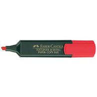 Faber-castell 154821 marcador 1 pieza(s) punta de cincel rojo