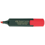Faber-castell 154821 marcador 1 pieza(s) punta de cincel rojo