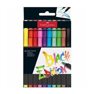 Faber-castell 116451 rotulador de punta fina colores surtidos 10 pieza(s)