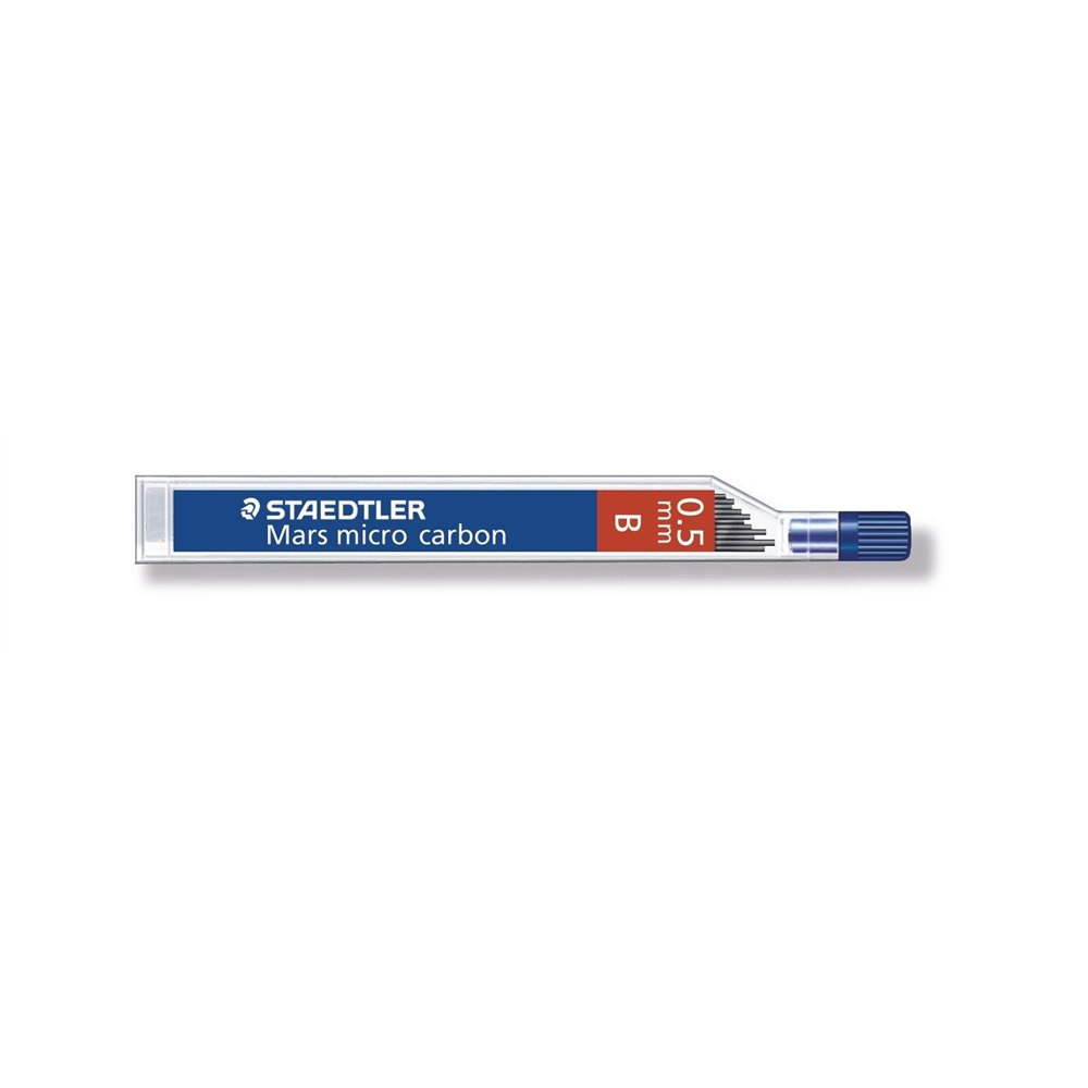 Staedtler mars micro carbon mina de repuesto b negro