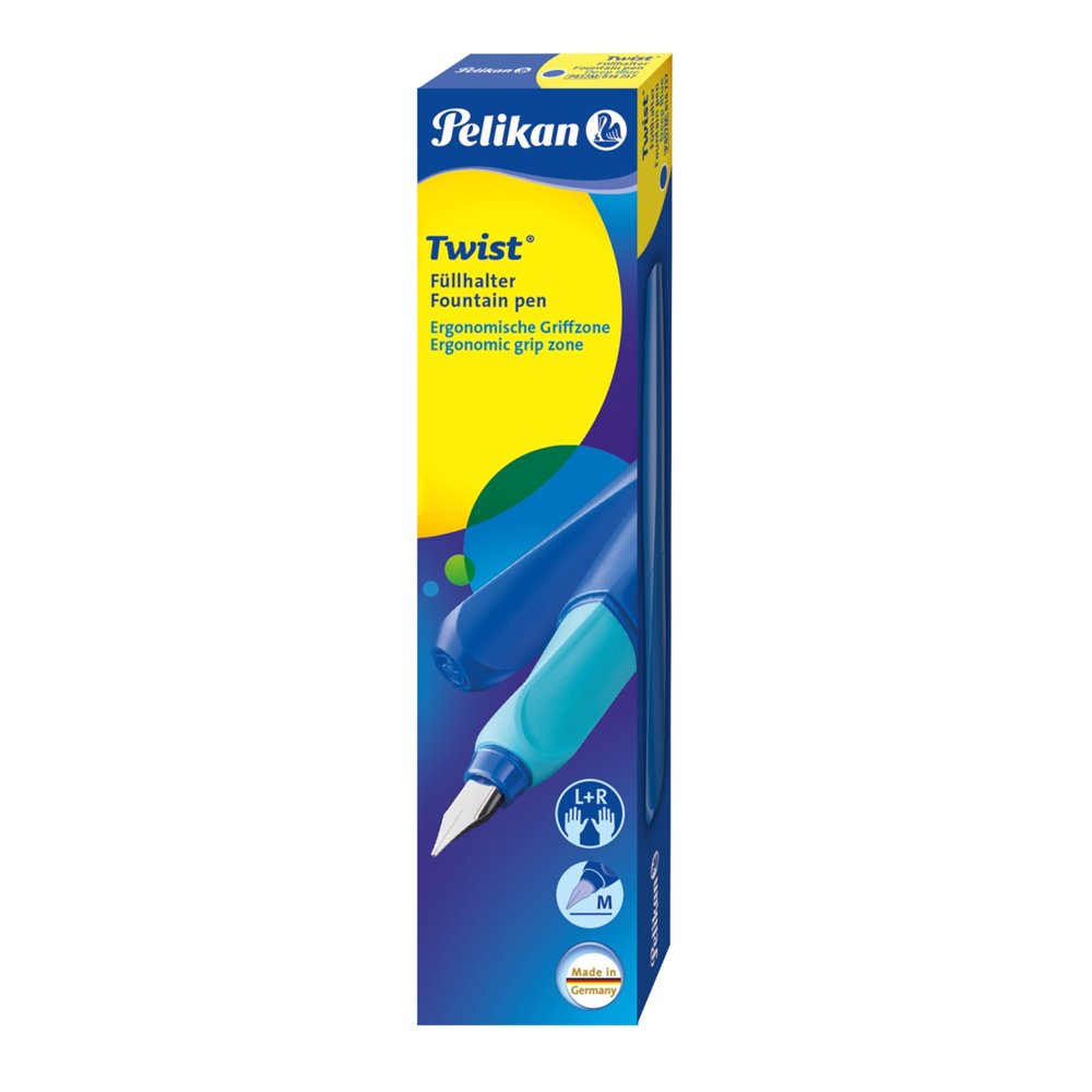 Pelikan twist pluma estilográfica sistema de carga por cartucho azul 1 pieza(s)