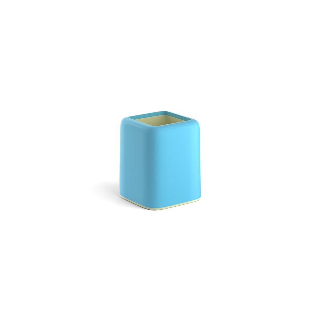 Erichkrause forte porta lápices plástico azul amarillo